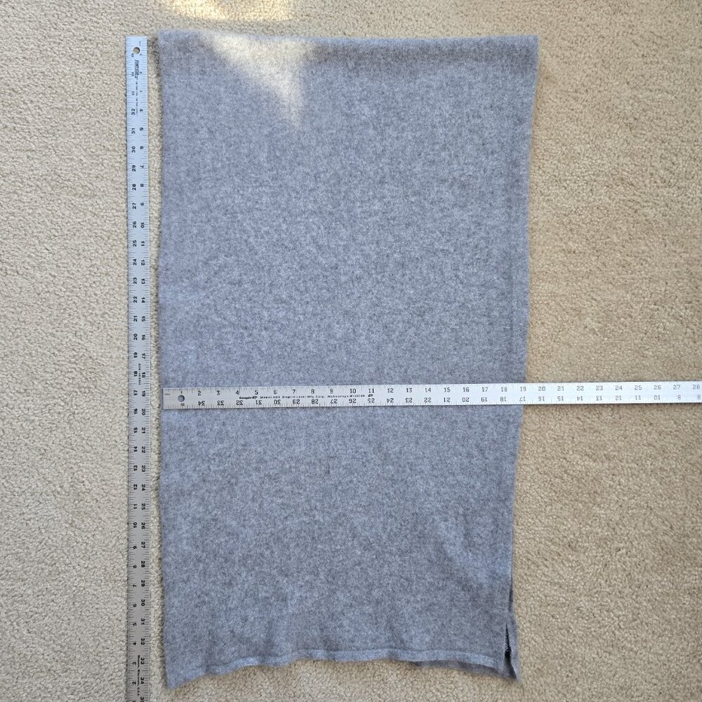 Mayson The Label Grey Cashmere Scarf - Picture 7 of 10